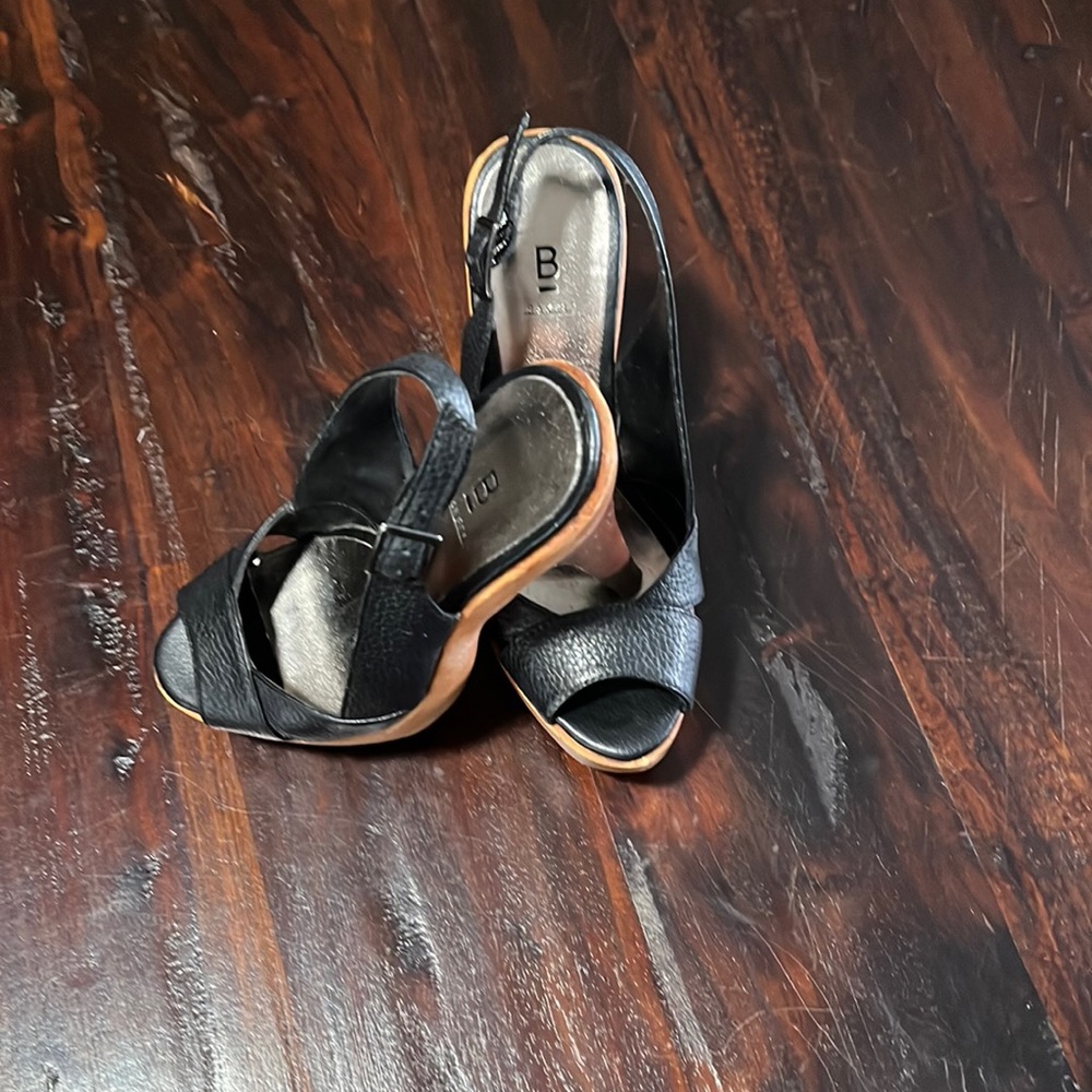 Bakers black high heel shoe